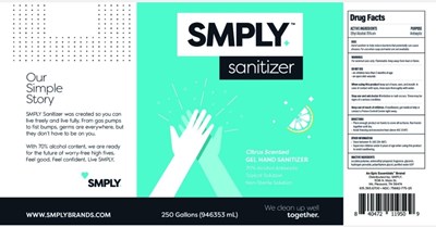 Smply 70 Citrus Gel 250g